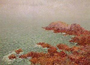 レッドロックス：ベルアイル、1904年 作： Gustave Loiseau